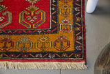 Vintage Kayseri Yahyali Rug 3.7ftx7ft