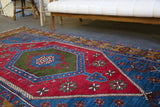 Vintage Kayseri Yahyali Rug 4.5ftx8.8ft