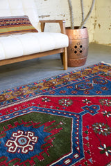 Vintage Kayseri Yahyali Rug 4.5ftx8.8ft