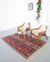 Turkish rug, vintage rug, flat weave, kilim rug, large area rug, square rug, Wild Shaman, Portland, Oregon, rug store, rug shop, local shop, bright colors, area rug, bold color