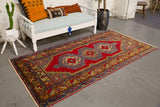 Vintage Kayseri Yahyali Rug 4.3ftx8.4ft