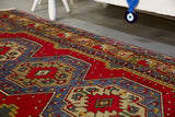 Vintage Kayseri Yahyali Rug 4.3ftx8.4ft