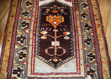 Old Turkish Milas Rug 4.1x5.11ft