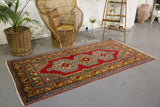 Vintage Kayseri Yahyali Rug 4.3ftx8.4ft