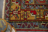 Vintage Kayseri Yahyali Rug 4.3ftx8.4ft