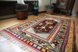 Old Turkish Milas Rug 4.1x5.11ft