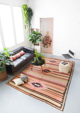 old rug, antique rug, earthy colors, faded colors, Turkish rug, vintage rug, flat weave, kilim rug, large area rug, square rug, Wild Shaman, Portland, Oregon, rug store, rug shop, local shop