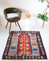 pile rug, Turkish rug, vintage rug, portland, rug shop, bright colors, wild shaman, area rug, red rug, mini rug, bold color, Portland, Oregon, rug store, rug shop, local shop, flat weave, kilim rug