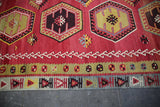 Vintage Sivas Sarkisla Kilim 7.5x11.8ft