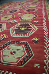 Vintage Sivas Sarkisla Kilim 7.5x11.8ft