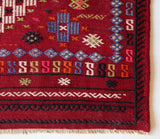 pile rug, Turkish rug, vintage rug, portland, rug shop, bright colors, wild shaman, area rug, red rug, mini rug, bold color, Portland, Oregon, rug store, rug shop, local shop, flat weave, kilim rug