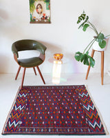 old rug, antique rug, earthy colors, faded colors, turkish rug, vintage rug, flat weave, mini rug, pile rug, Wild Shaman, Portland, Oregon, rug store, rug shop, local shop, kilim rug