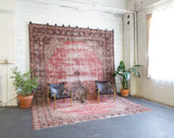old rug, antique rug, earthy colors, faded colors, Turkish rug, vintage rug, soft rug, Portland, Oregon, rug store, rug shop, local shop, worn out, palace size