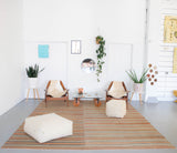 old rug, antique rug, earthy colors, faded colors, Turkish rug, vintage rug, flat weave, kilim rug, large area rug, square rug, Wild Shaman, Portland, Oregon, rug store, rug shop, local shop