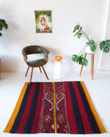 pile rug, Turkish rug, vintage rug, portland, rug shop, bright colors, wild shaman, area rug, red rug, mini rug, bold color, Portland, Oregon, rug store, rug shop, local shop, flat weave, kilim rug