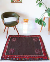 pile rug, Turkish rug, vintage rug, portland, rug shop, bright colors, wild shaman, area rug, red rug, mini rug, bold color, Portland, Oregon, rug store, rug shop, local shop, flat weave, kilim rug