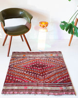 pile rug, Turkish rug, vintage rug, portland, rug shop, bright colors, wild shaman, area rug, red rug, mini rug, bold color, Portland, Oregon, rug store, rug shop, local shop, flat weave, kilim rug