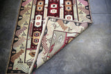 Old Turkish Milas Rug 4.3ftx7.7ft
