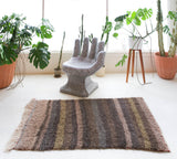 Vintage Turkish rug in a living room setting, pile rug, Turkish rug, vintage rug, portland, rug shop, bright colors, wild shaman, soft rug, bold color, Portland, Oregon, rug store, rug shop, local shop, shag rug, shaggy, plush