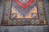 Vintage Turkish Ortakoy Rug 3.7ftx5.9ft