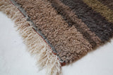 Vintage Turkish rug in a living room setting, pile rug, Turkish rug, vintage rug, portland, rug shop, bright colors, wild shaman, soft rug, bold color, Portland, Oregon, rug store, rug shop, local shop, shag rug, shaggy, plush