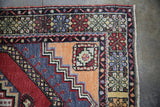 Vintage Turkish Ortakoy Rug 3.7ftx5.9ft