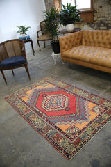 Vintage Ortakoy Rug 3.7ftx5.9ft