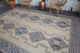old rug, antique rug, earthy colors, faded colors, Turkish rug, vintage rug, flat weave, kilim rug, large area rug, square rug, Wild Shaman, Portland, Oregon, rug store, rug shop, local shop