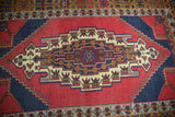 Vintage Faded Anatolian Turkish Rug 4.5ftx7.2ft