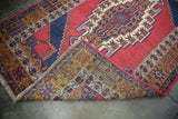 Vintage Faded Anatolian Turkish Rug 4.5ftx7.2ft