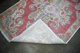Vintage Faded Anatolian Turkish Rug 4.8x7.2ft