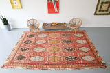 Old Sivas Sarkisla Turkish Kilim Rug 8ftx12.3ft