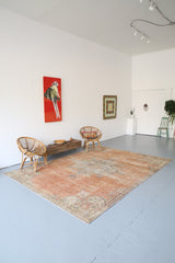 Vintage Turkish Isparta Rug 8ftx11ft