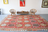 Old Sivas Sarkisla Turkish Kilim Rug 8.6ftx12.4ft