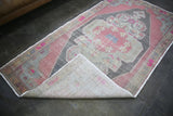 Vintage Faded Anatolian Turkish Rug 4.6ft x 8.5ft