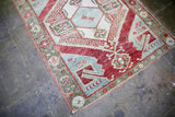 Vintage Konya Karapinar Turkish Rug 3.7ftx5.9ft