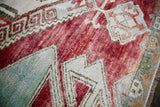 Vintage Konya Karapinar Turkish Rug 3.7ftx5.9ft
