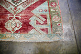 Vintage Konya Karapinar Turkish Rug 3.7ftx5.9ft