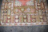 Vintage Anatolian Kirsehir Rug inspired by the Transylvanian Style 3.5x5.2ft