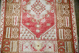 Vintage Faded Anatolian Kirsehir Rug 3.4ftx5.2ft