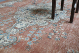 Vintage Turkish Isparta Rug 7.6ftx11.2ft
