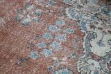 Vintage Turkish Isparta Rug 7.6ftx11.2ft