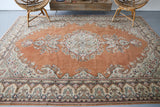Vintage Turkish Isparta Rug 7ftx10ft
