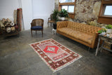 Vintage Anatolian Kirsehir Rug inspired by Transylvanian Style 3.7x5.9ft