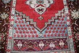 Vintage Anatolian Kirsehir Rug inspired by Transylvanian Style 3.7x5.9ft