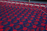 old rug, antique rug, Turkish rug, Portland, Oregon, rug store, rug shop, local shop, bright colors, wild shaman, large rug, area rug, red rug, bold color, burgundy, dark red