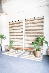 Vintage Turkish Palaz Kilim Rug 5'x12'4"