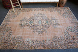 Vintage Isparta Rug 5.7ftx8.6ft