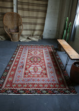 Semi-antique Oushak Esme Kilim 5'5"x10'7"