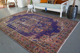 Old Demirci Oushak Rug 6.9ftx9.9ft